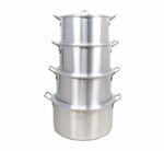 8pc Jumbo Stainless Steel Pot Set For Sale in South Africa