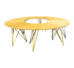 4pc Serpentine Wooden Top Table For Sale in South Africa | Global Links SA