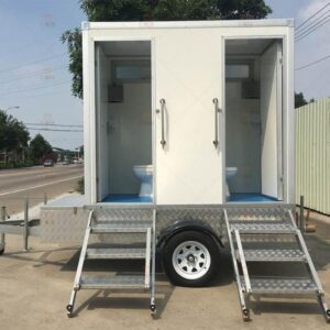 VIP Mobile Sanitation Unit - Dual Cubicle - Fully Equipped