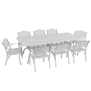 8 Seater Victoria Aluminum Patio Set